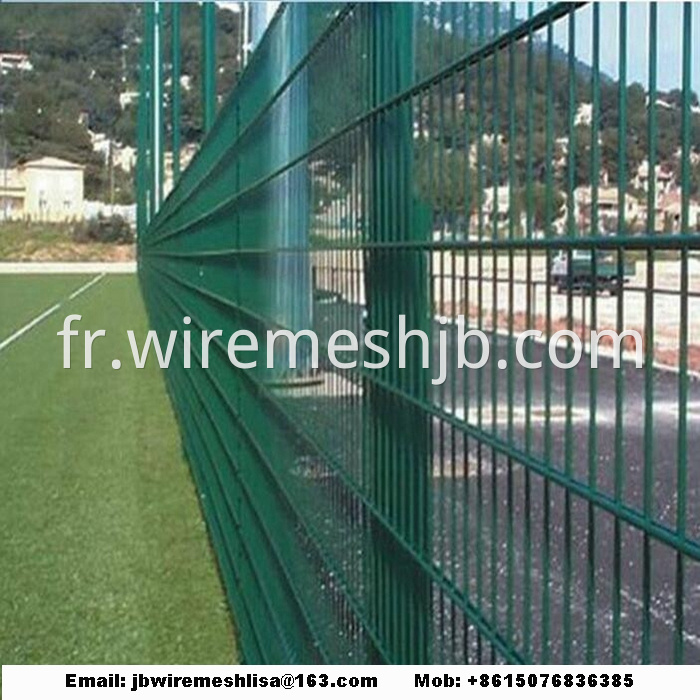 868/656 Powder Coated Double Weft Wire Mesh Fence